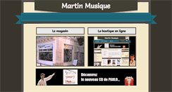 Desktop Screenshot of martinmusique.fr